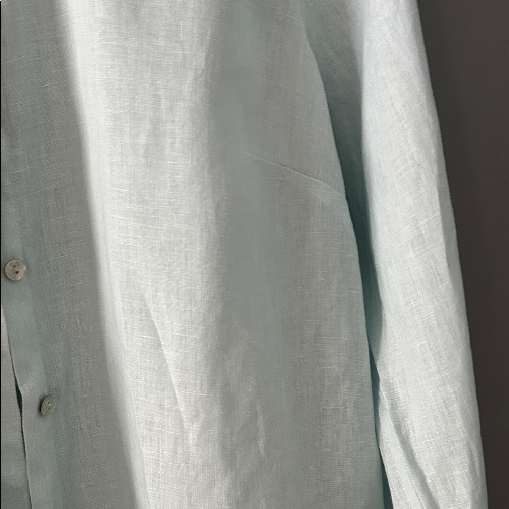 J. Jill Light Blue Button Down Shirt - Picture 3 of 6